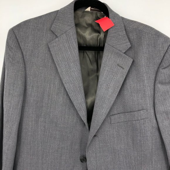 Pronto Uomo Gray 100% Wool Blazer | Classic Style - Picture 6 of 7